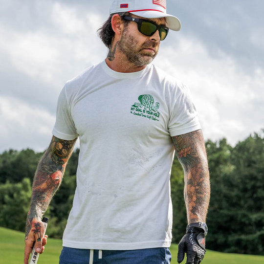 My Goal Is Your Hole Golf Club Men's T-Shirt - One Revolver Surfboards