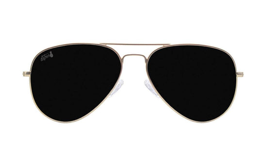 Gold - Jet Black Lens Polarized - Oasis - One Revolver Surfboards