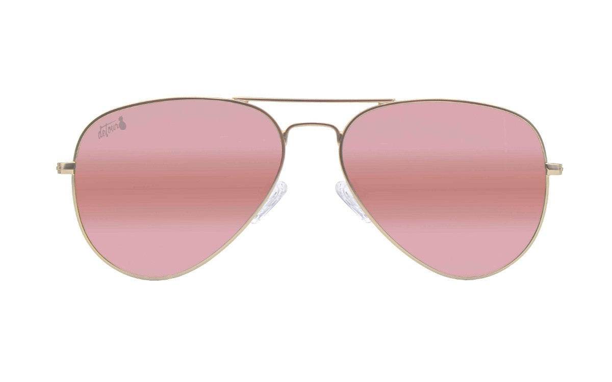 Gold - Pink Lens Polarized - Oasis - One Revolver Surfboards