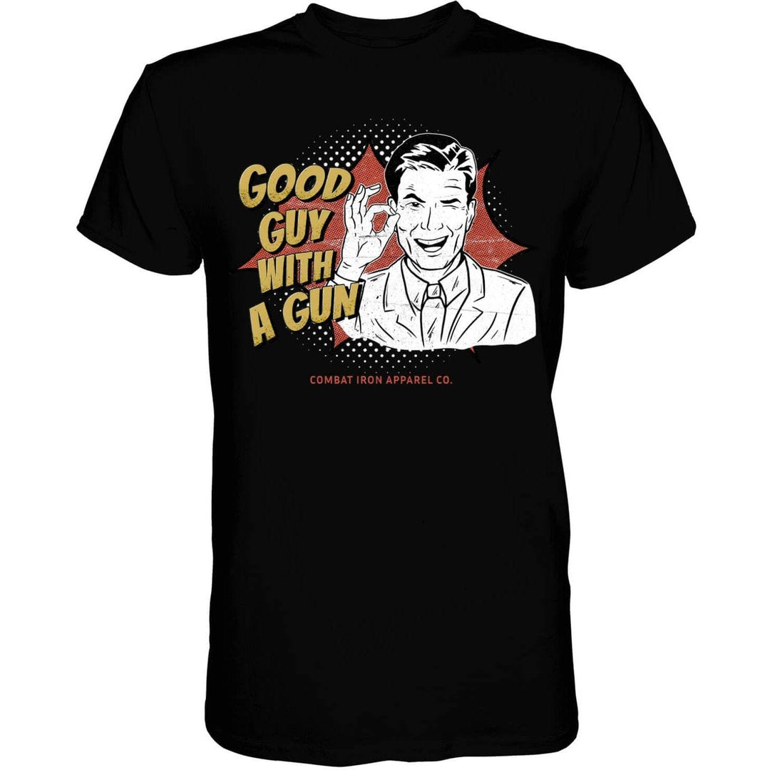 Good Guy With A Gun Comic Men's T-Shirt - One Revolver Surfboards