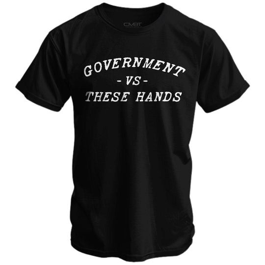 Government -vs- These Hands Men's T-Shirt - One Revolver Surfboards