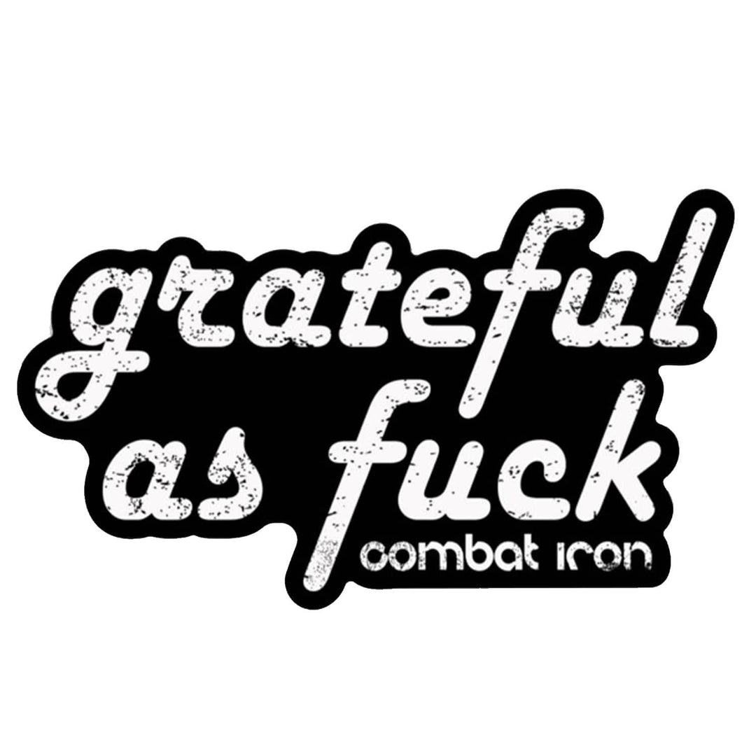 GRATEFUL AS FUCK Decal - One Revolver Surfboards