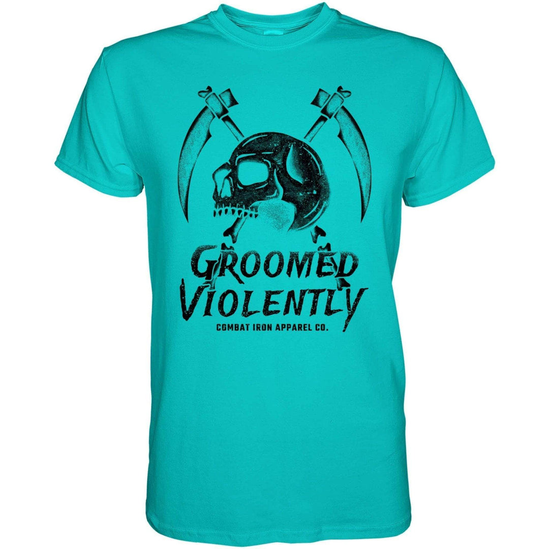Groomed Violently Skull Men's T-Shirt - One Revolver Surfboards