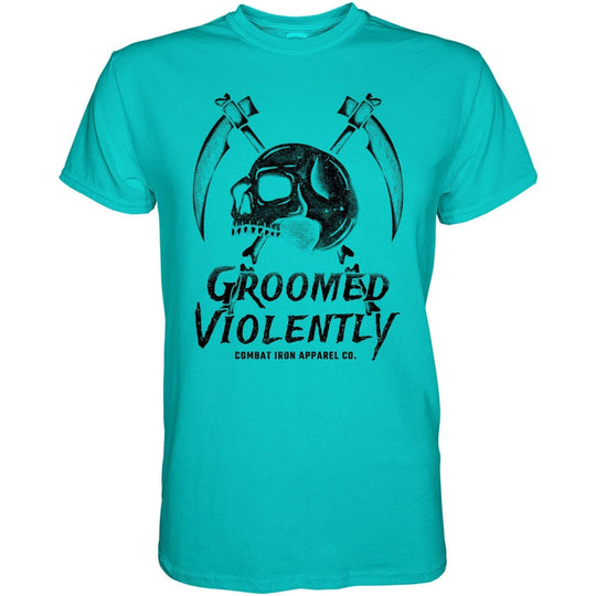 Groomed Violently Skull Men's T-Shirt - One Revolver Surfboards