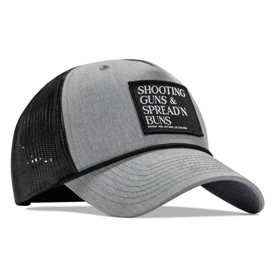 Shooting Guns & Spread'n Buns Patch Rope Snapback Hat - HEADWEAR - One Revolver Surfboards
