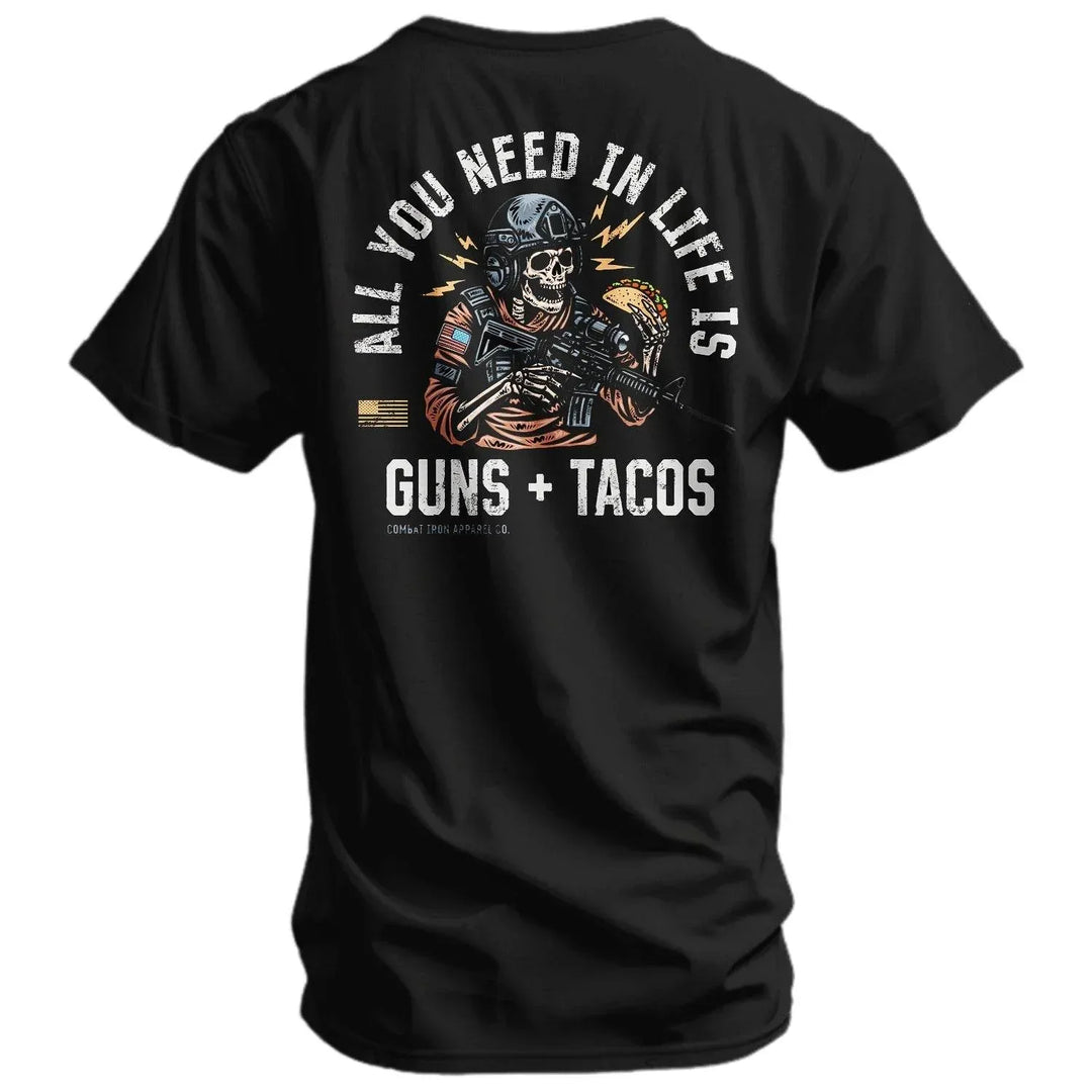 One Revolver Surfboards - All you need in life is Tacos Men's T-Shirt GRAPHIC T-SHIRT