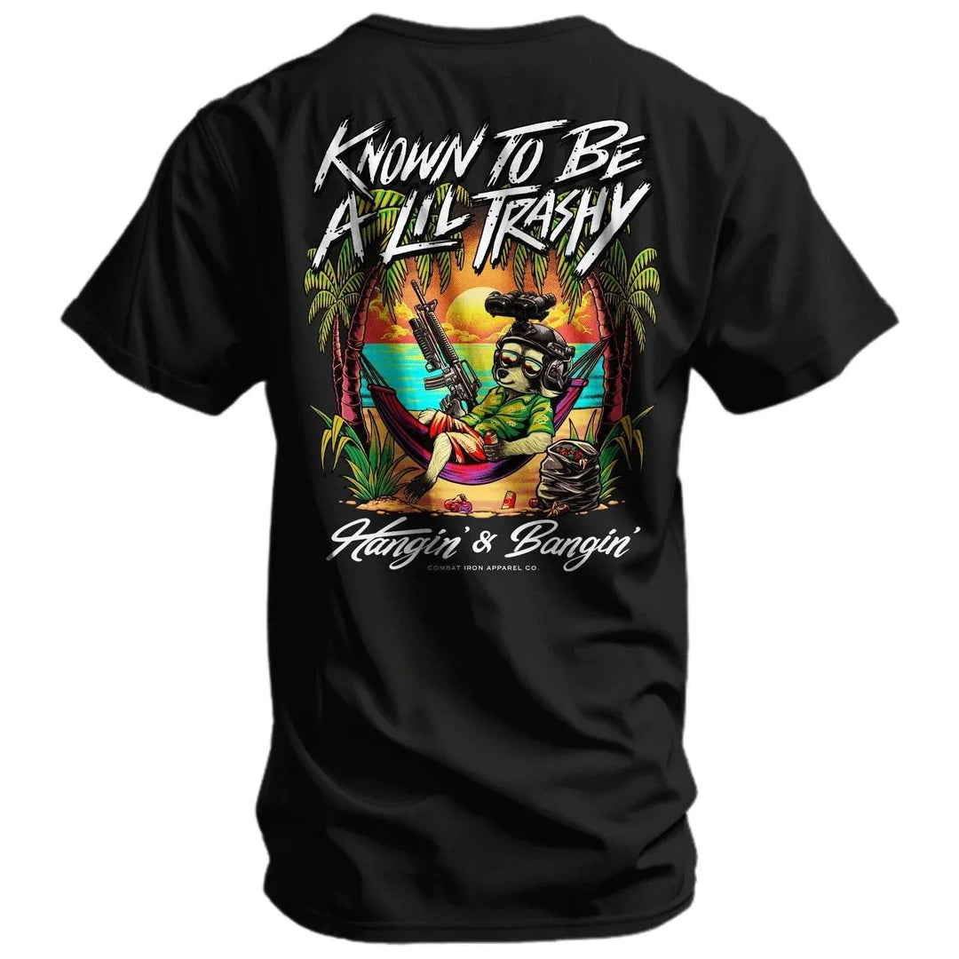 One Revolver Surfboards - Known To Be A Lil Trashy Raccoon Men's T-Shirt GRAPHIC T-SHIRT