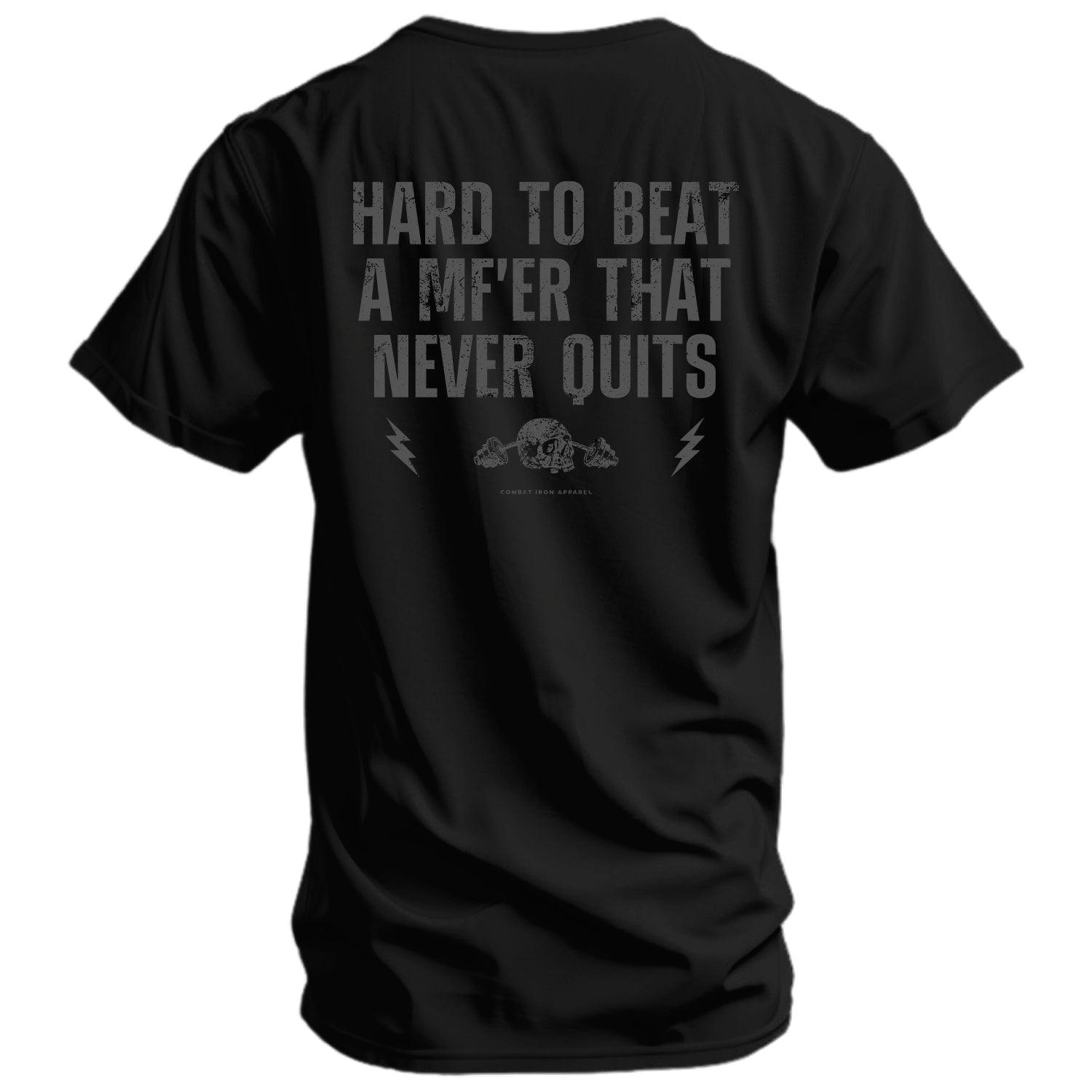 One Revolver Surfboards - Hard To Beat A Mf'er That Never Quits Men's T-Shirt GRAPHIC T-SHIRT