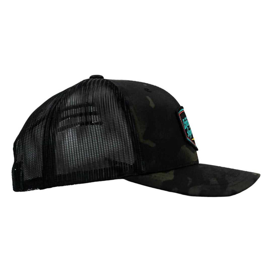 RETRO BRANDED COMBAT IRON PATCH SNAPBACK - One Revolver Surfboards