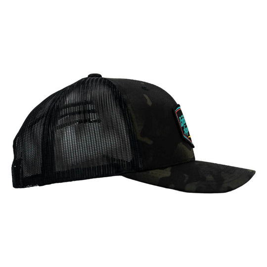 RETRO BRANDED COMBAT IRON PATCH SNAPBACK - One Revolver Surfboards