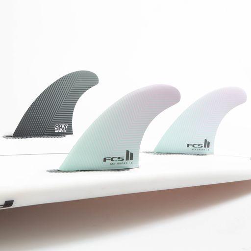 One Revolver Surfboards - FCS II Sky Brown Tri Fins Thrusters