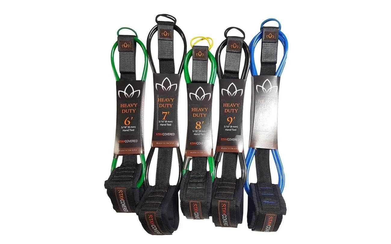 Heavy Duty Hand Tied Surfboard Leash - One Revolver Surfboards