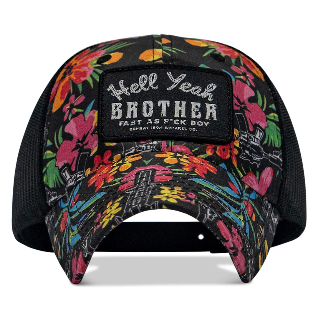 One Revolver Surfboards - Hell Yeah Brother Patch Tactical Ripstop Mesh Snapback Hat HEADWEAR