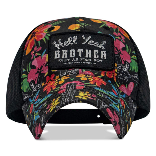 One Revolver Surfboards - Hell Yeah Brother Patch Tactical Ripstop Mesh Snapback Hat HEADWEAR