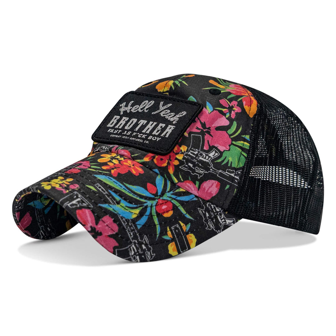 One Revolver Surfboards - Hell Yeah Brother Patch Tactical Ripstop Mesh Snapback Hat HEADWEAR