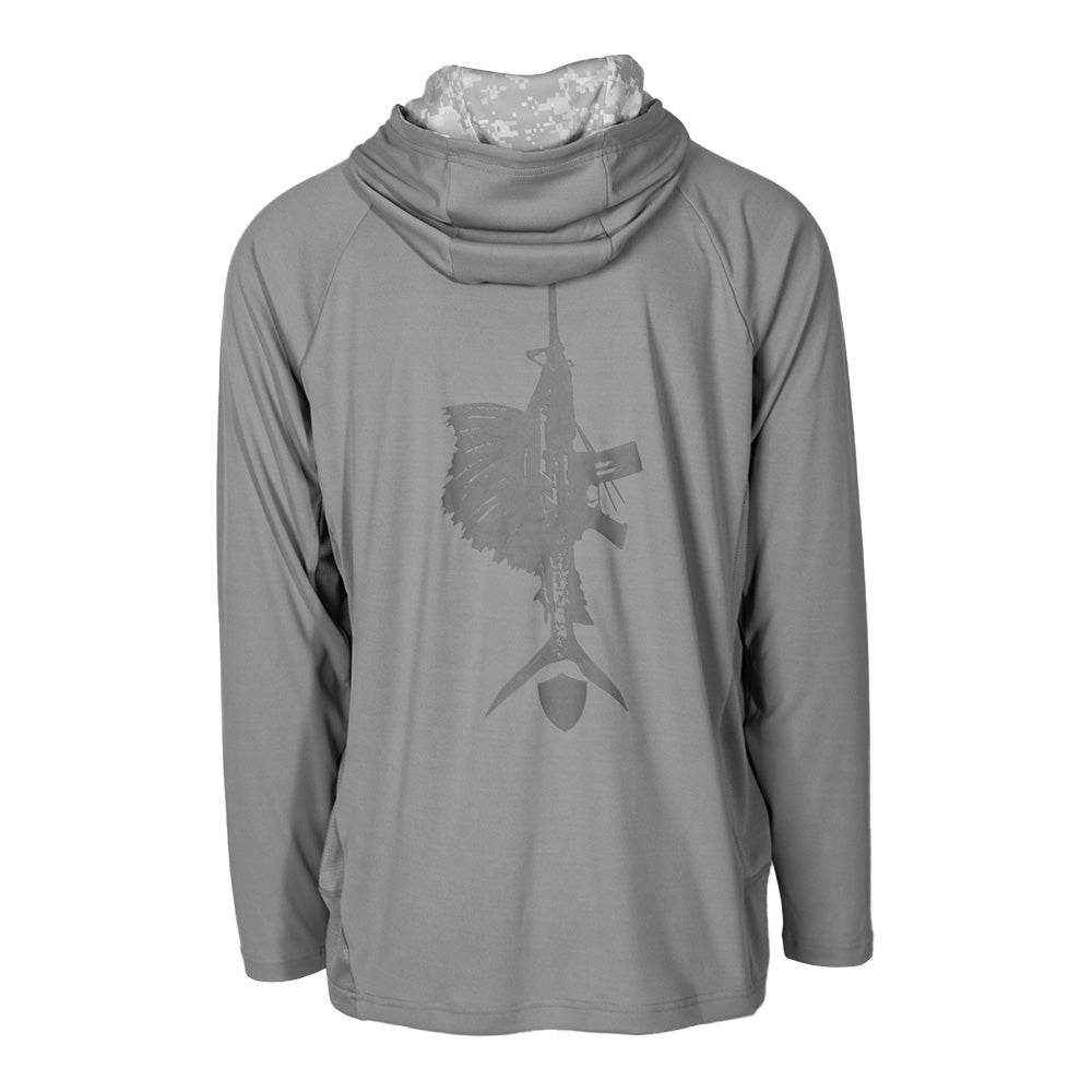 Hooded Performance Long Sleeve Shirt - One Revolver Surfboards