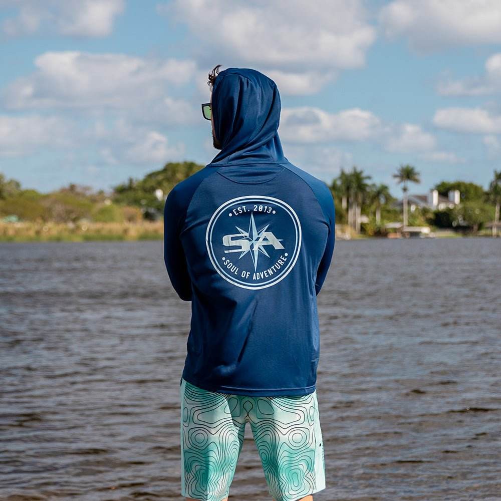 Hooded Performance Long Sleeve Shirt - One Revolver Surfboards