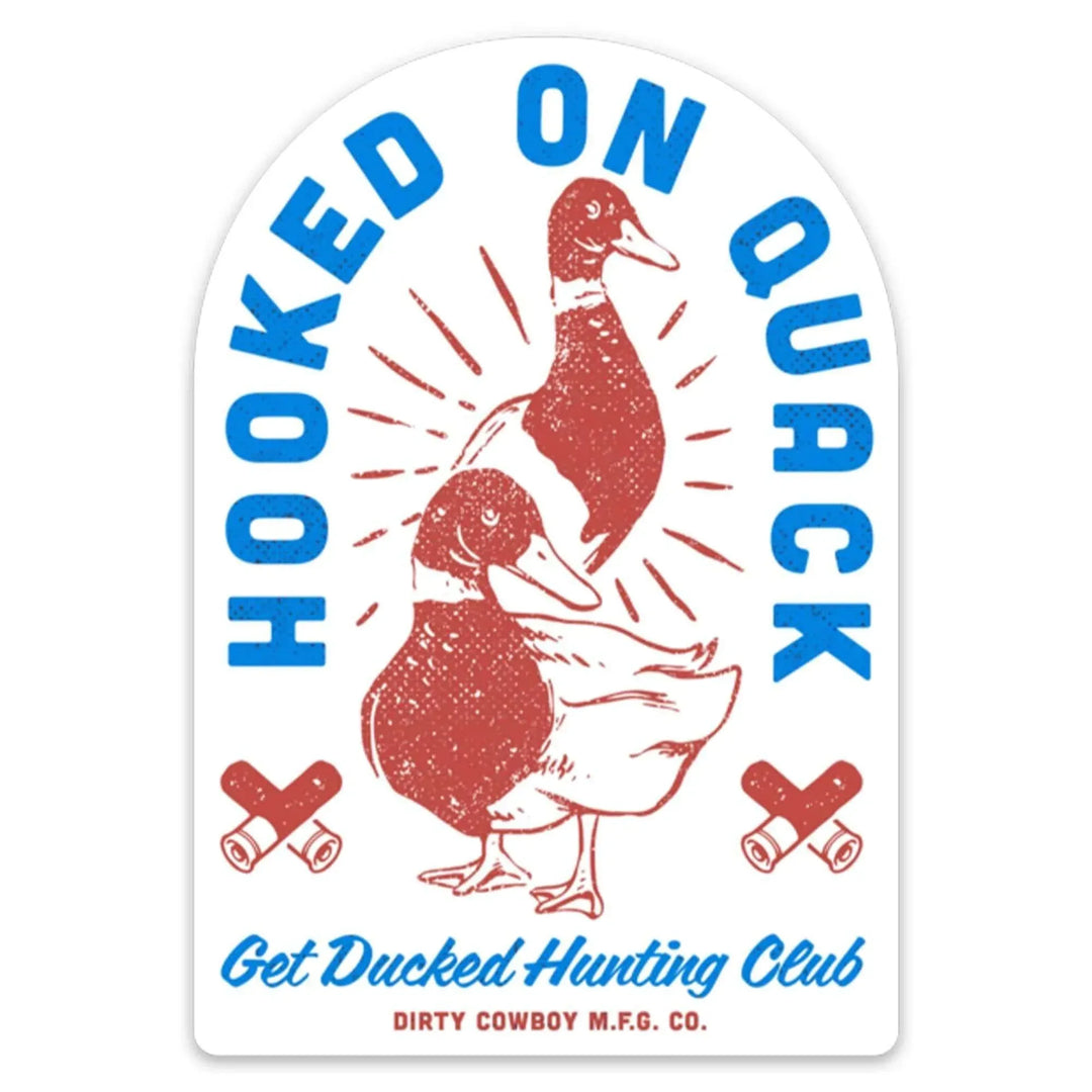 One Revolver Surfboards - Hooked On Quack Duck Hunter Edition Decal DECAL
