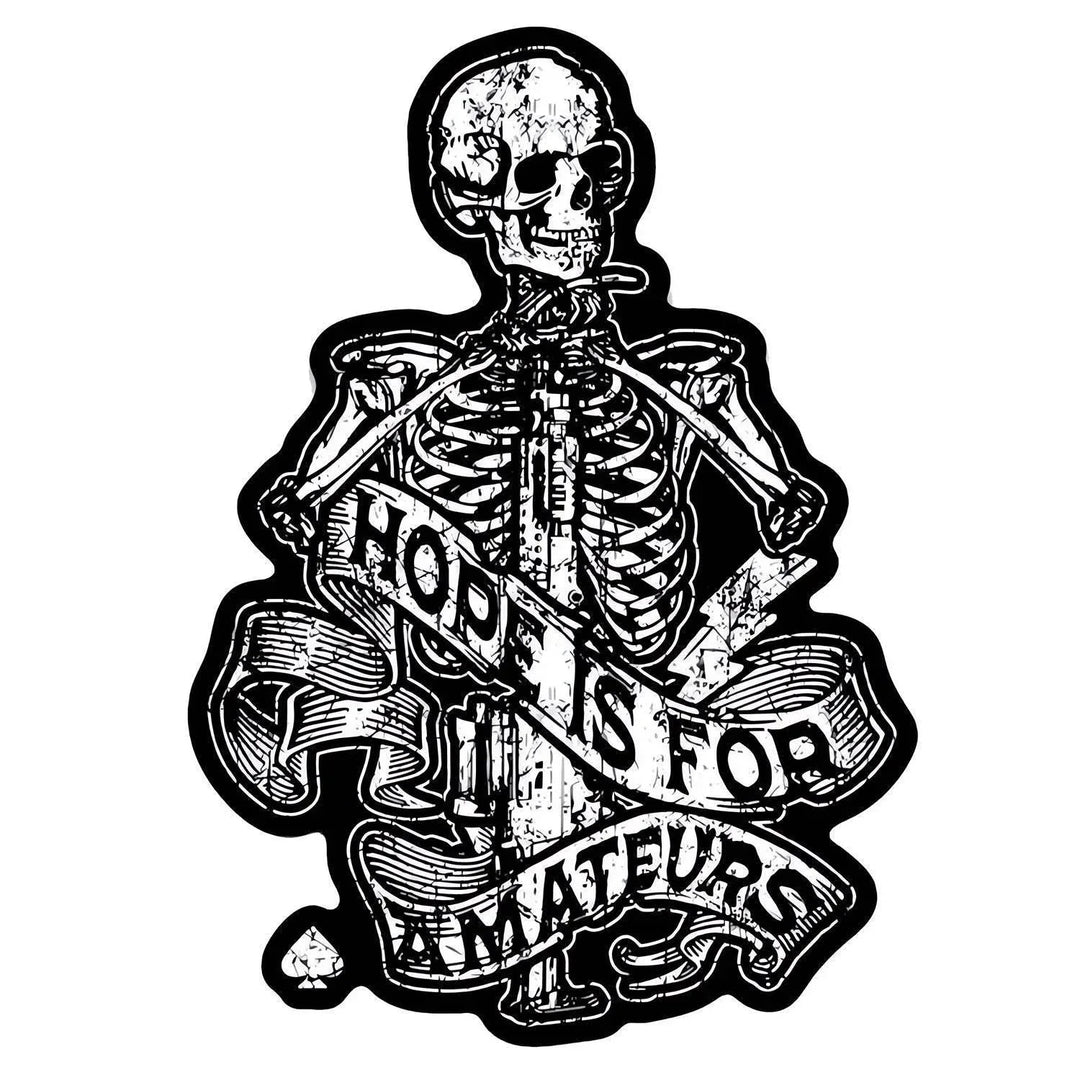 One Revolver Surfboards - Hope Is For Amateurs Skeleton Decal DECAL