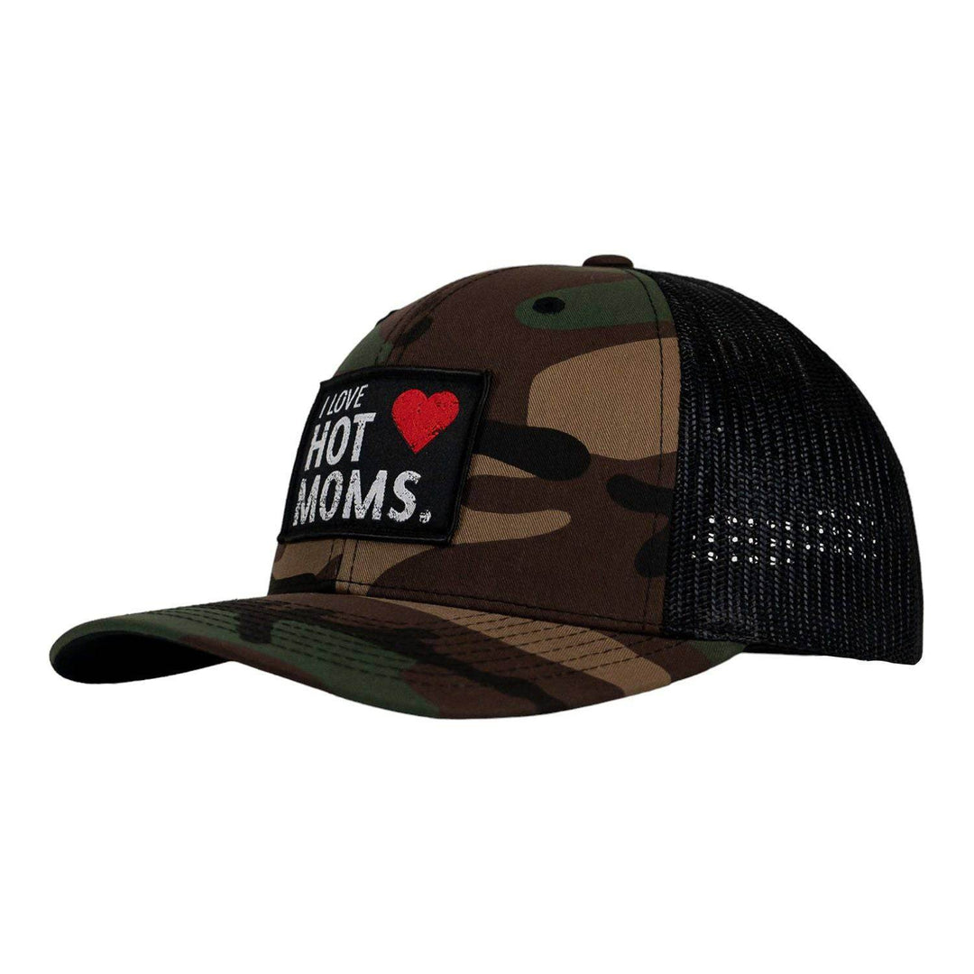 I Love Hot Mom's Patch Snapback Hat - One Revolver Surfboards