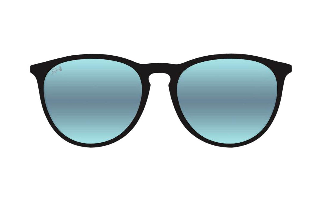 Hurricane - Matte Black - Sky Blue Polarized - One Revolver Surfboards