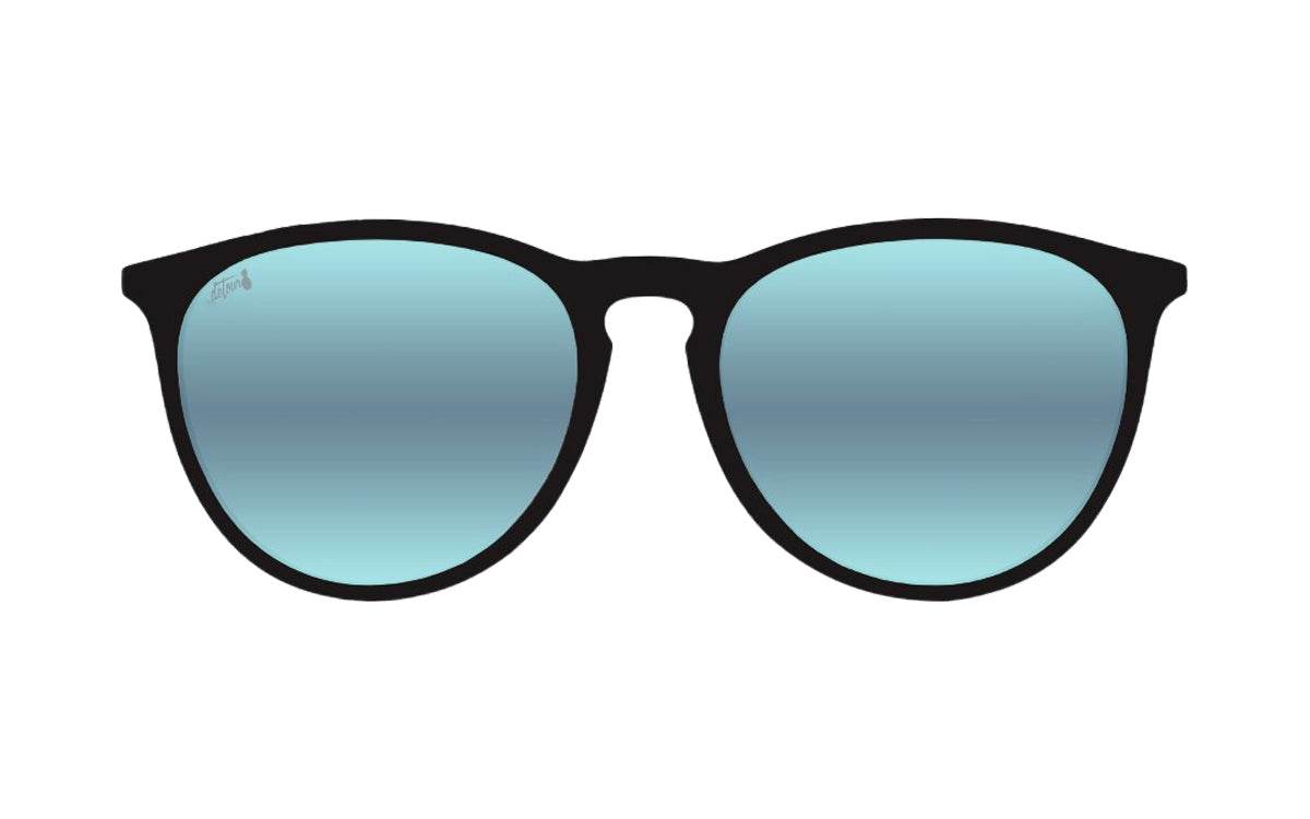 Hurricane - Matte Black - Sky Blue Polarized - One Revolver Surfboards