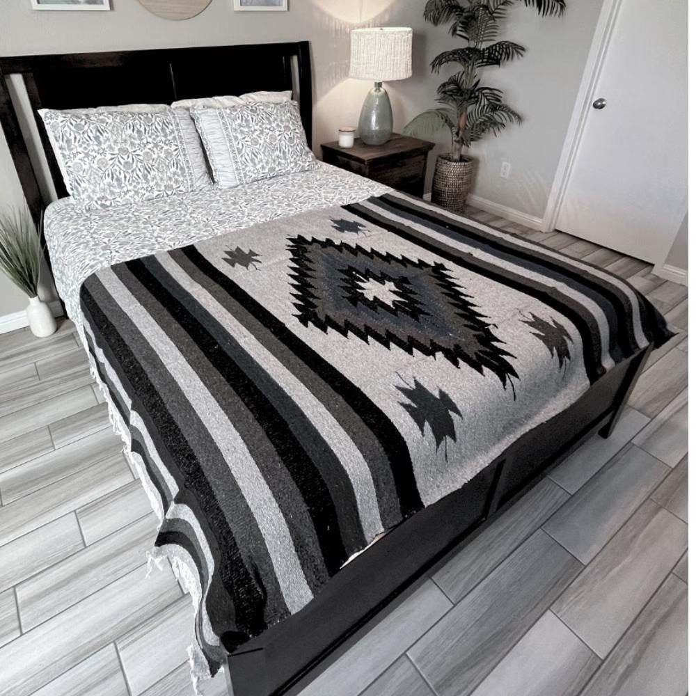 Midnight Mexican Diamond Yoga Blanket - One Revolver Surfboards