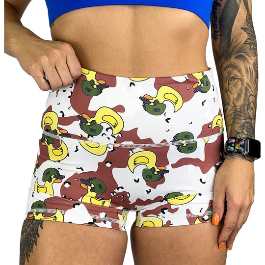 Ladies Seamless Front Performance Training Shorts V3 - SHORTS | WOMEN - One Revolver Surfboards