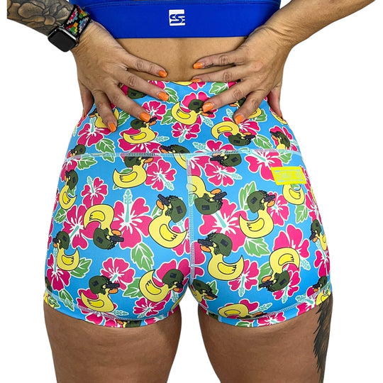 Ladies Seamless Front Performance Training Shorts V3 - SHORTS | WOMEN - One Revolver Surfboards