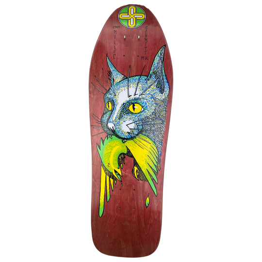 Schmitt Stix Chris Miller Bird In Mouth 10" Skateboard Deck