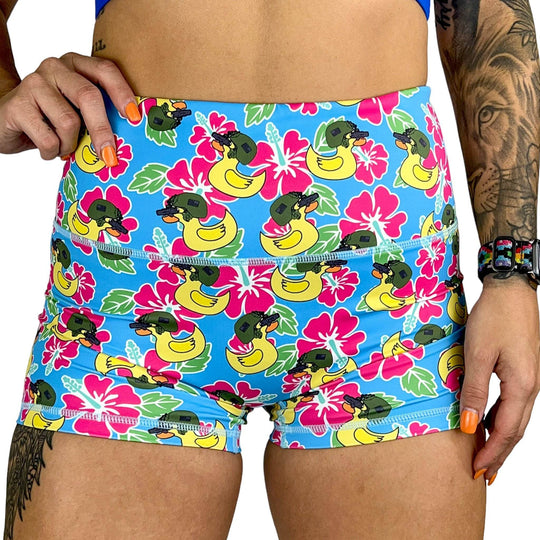 Ladies Seamless Front Performance Training Shorts V3 - SHORTS | WOMEN - One Revolver Surfboards
