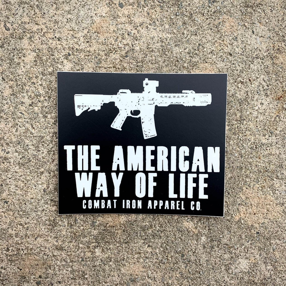 THE AMERICAN WAY OF LIFE V3 Decal - One Revolver Surfboards