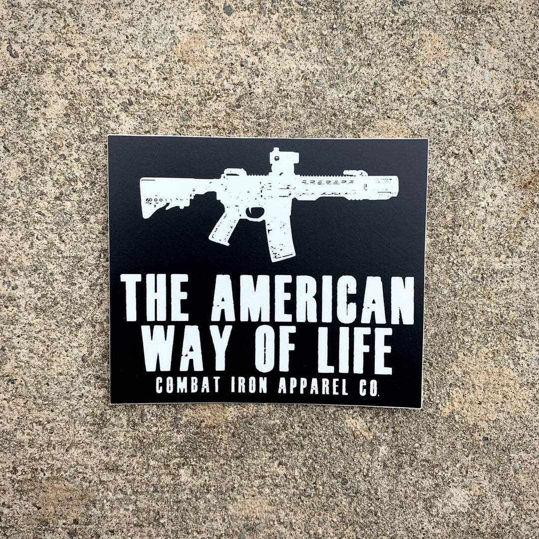 THE AMERICAN WAY OF LIFE V3 Decal - One Revolver Surfboards