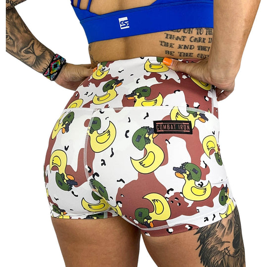 Ladies Seamless Front Performance Training Shorts V3 - SHORTS | WOMEN - One Revolver Surfboards