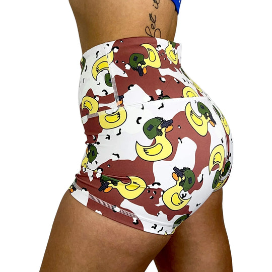 One Revolver Surfboards - Ladies V3 Seamless Front Training Shorts SHORTS | WOMEN