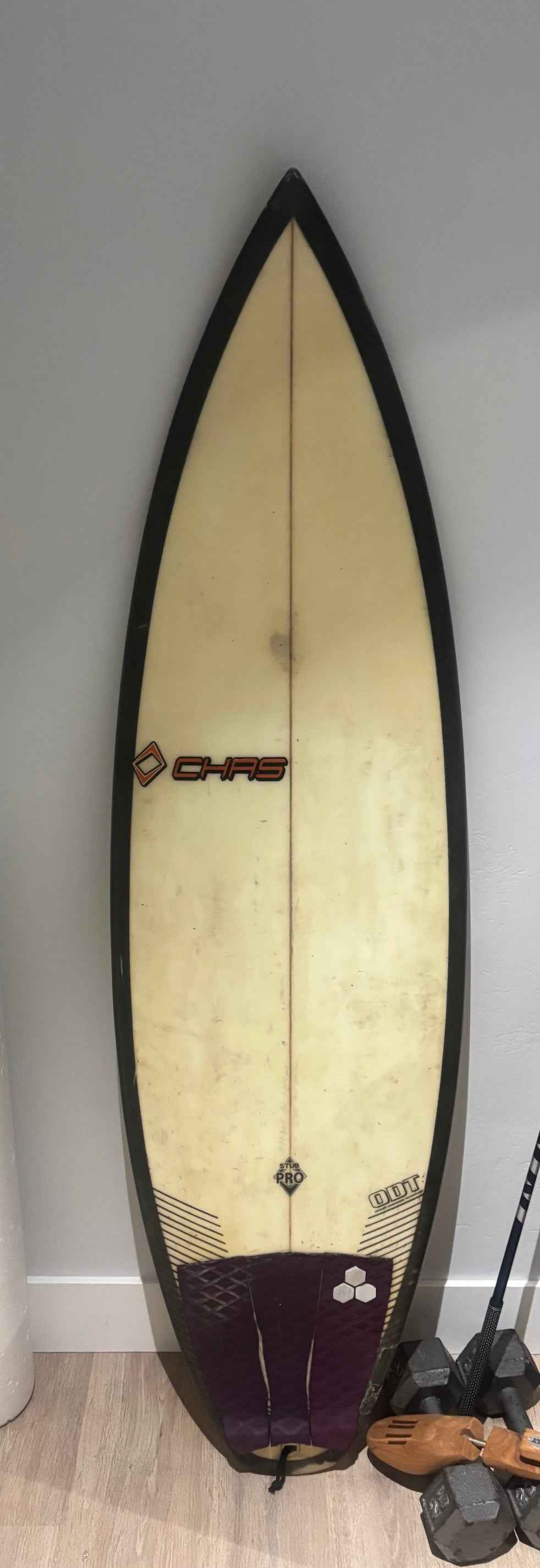 Chas Stub Pro Surfboard 5'8