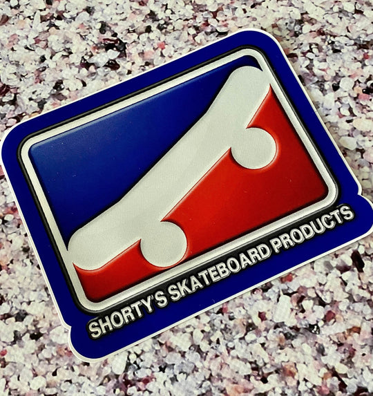 Shorty’s 7” Vintage Sticker - - One Revolver Surfboards