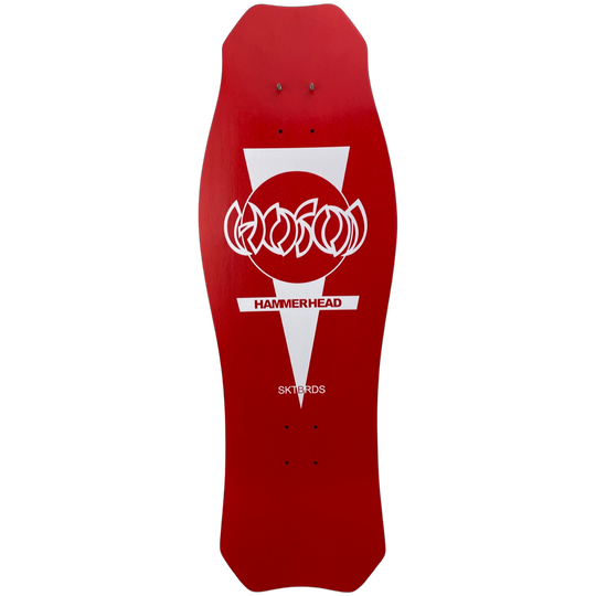Hosoi O.G. Hammerhead Double Take Red / Black 10.5" Skateboard Deck
