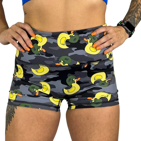 One Revolver Surfboards - Ladies V3 Seamless Front Training Shorts SHORTS | WOMEN