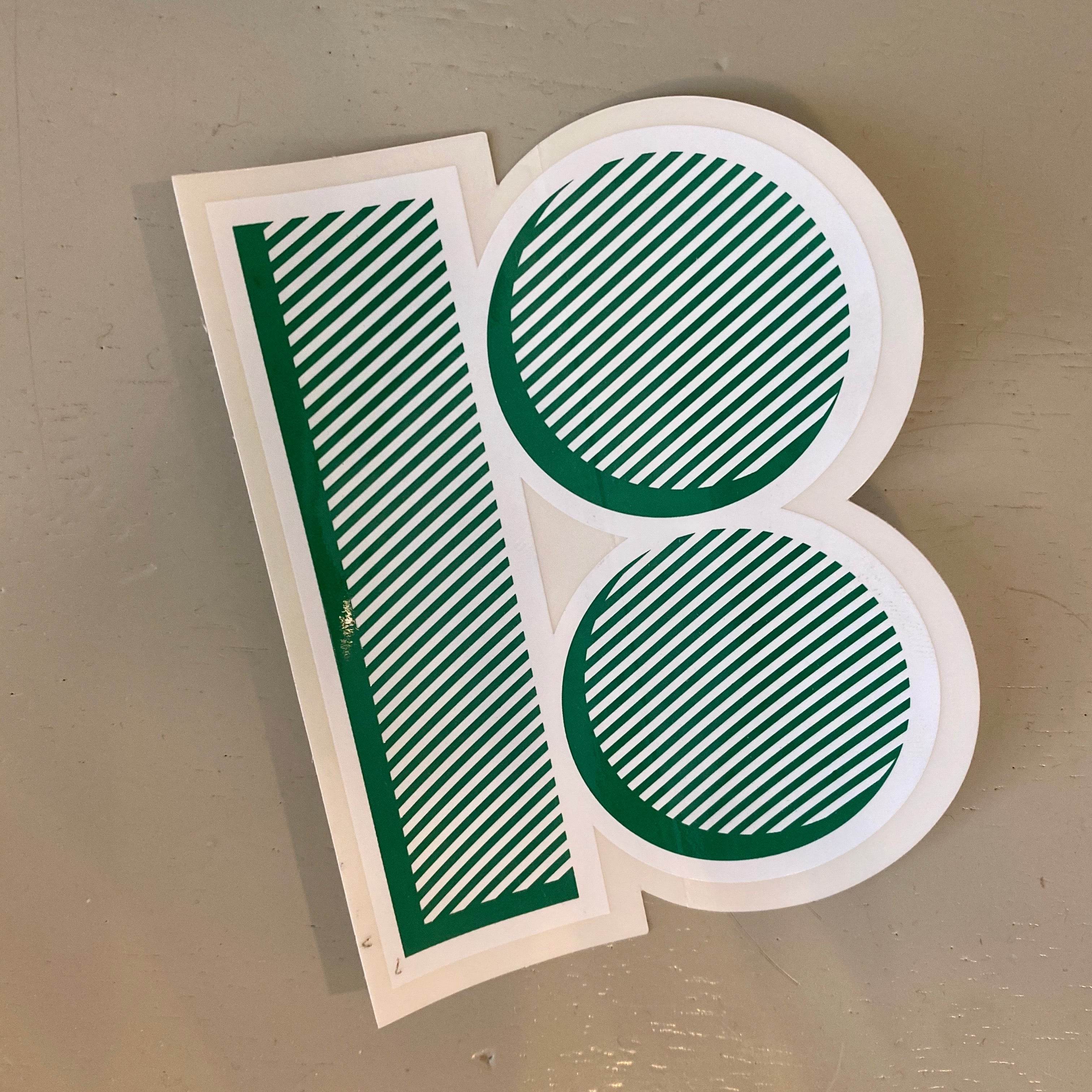 Plan B VINTAGE Sticker 4” - One Revolver Surfboards