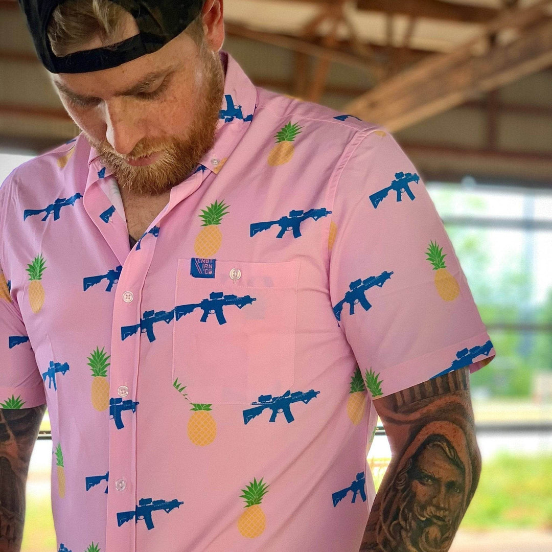 LIGHT WEIGHT BUTTON UP SHORT SLEEVE - One Revolver Surfboards