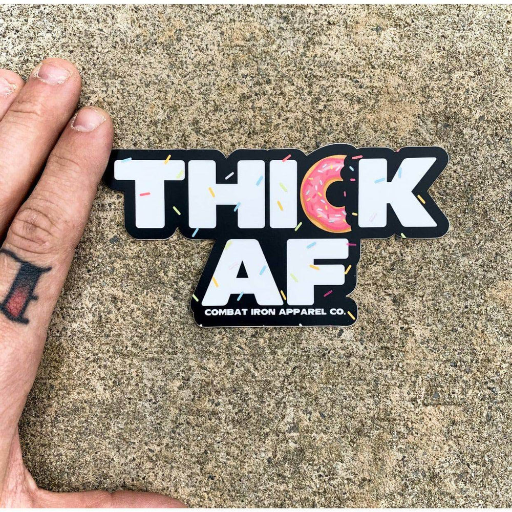 Thick AF Donut Decal Sticker - One Revolver Surfboards