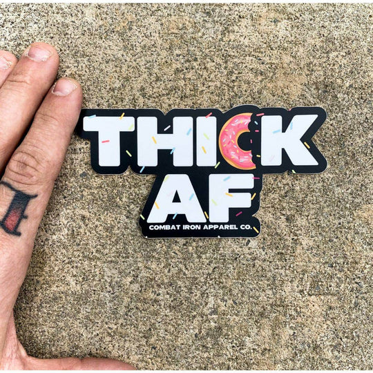 Thick AF Donut Decal Sticker - One Revolver Surfboards