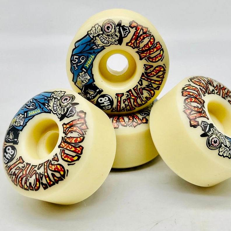 Top Secret VERY-HARD Wheels 59mm/104A - Skateboard Wheels - One Revolver Surfboards