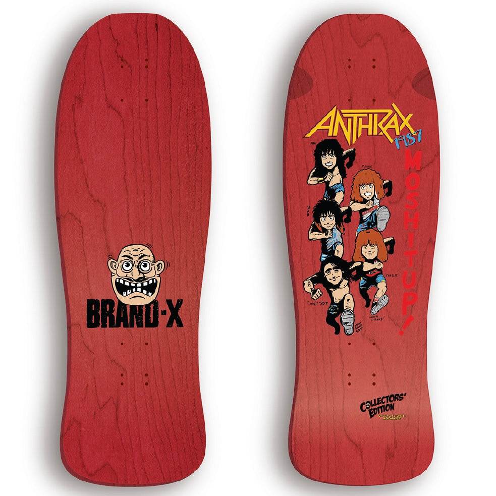 Brand-X Anthrax 1987 Skateboard Deck - One Revolver Surfboards
