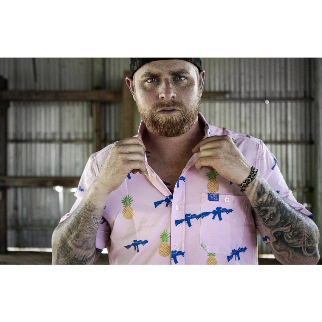 LIGHT WEIGHT BUTTON UP SHORT SLEEVE - One Revolver Surfboards