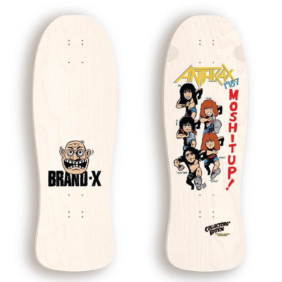 Brand-X Anthrax 1987 Skateboard Deck - One Revolver Surfboards