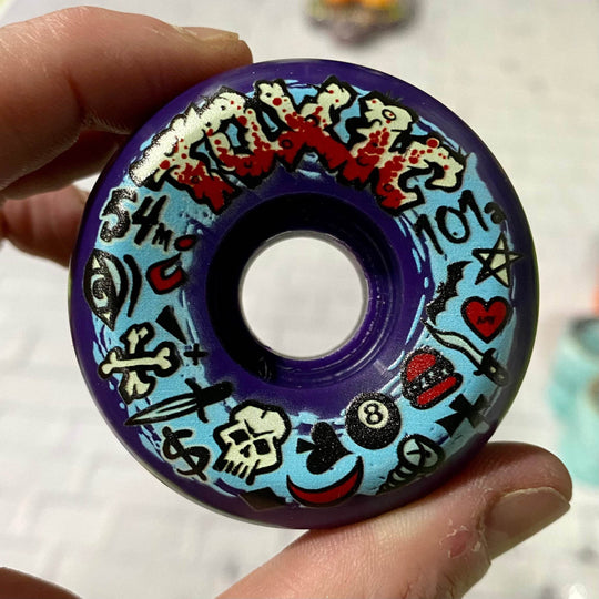 Toxic Team HARD Wheels 54mm/101a - Skateboard Wheels - One Revolver Surfboards