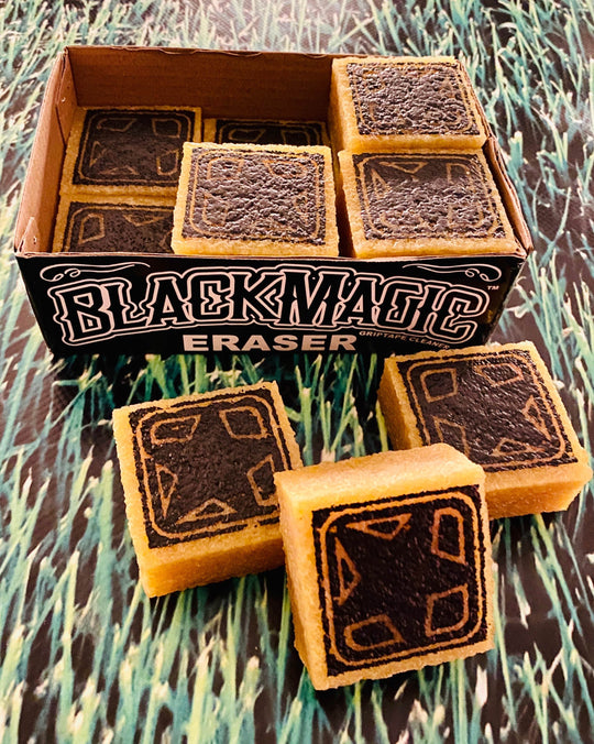 Black Magic Eraser (Griptape Cleaner) - Skateboard Parts - One Revolver Surfboards