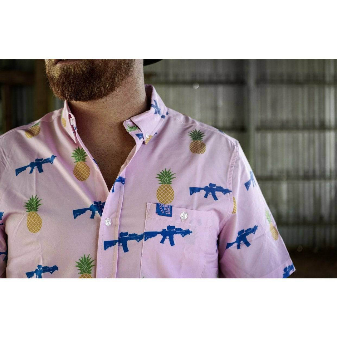 LIGHT WEIGHT BUTTON UP SHORT SLEEVE - One Revolver Surfboards